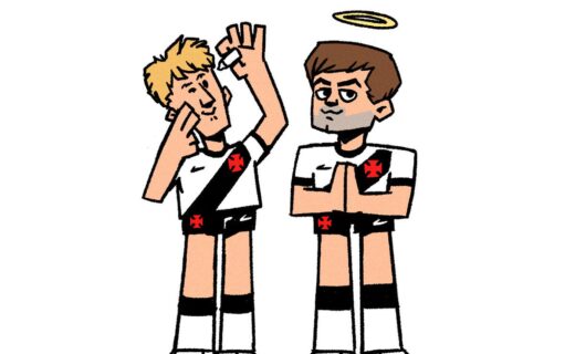 Colidio e Sosa, novos reforços do Vasco, são tema de charge humorística