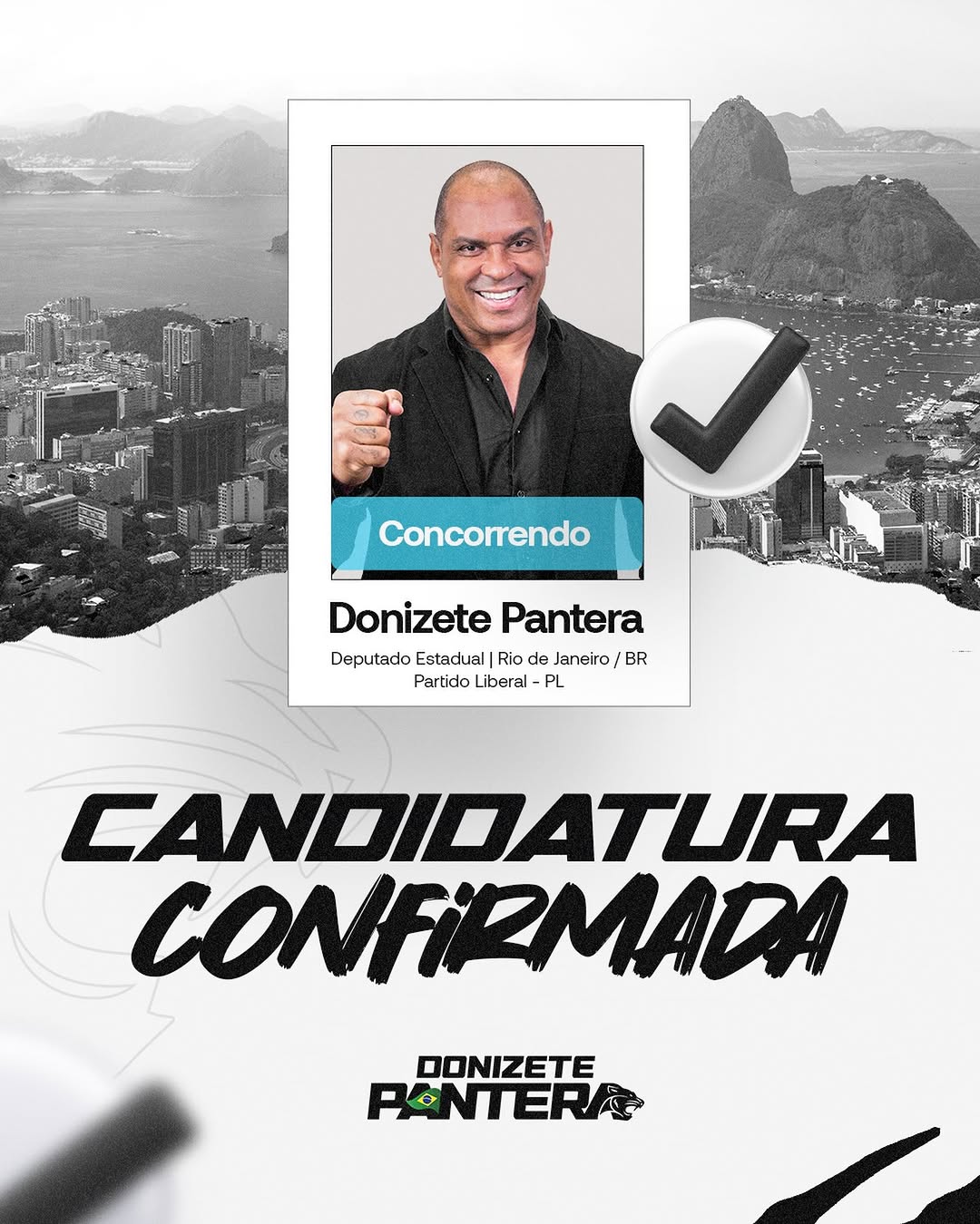 Donizete oficializa candidatura a deputado estadual no Rio