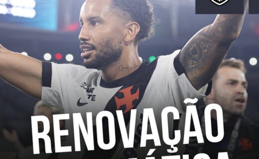 Cláusula de renovação automática no contrato de Jair com o Vasco depende de 60% de atuações no 2º semestre