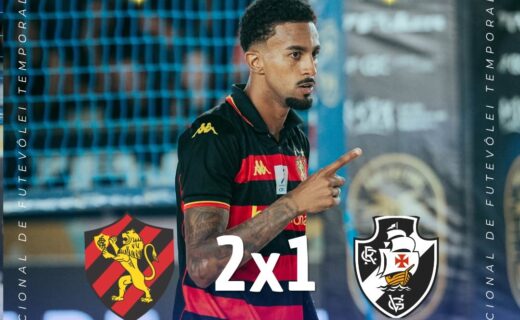 Futevôlei: Sport supera Vasco por 2 a 1 na Liga Nacional