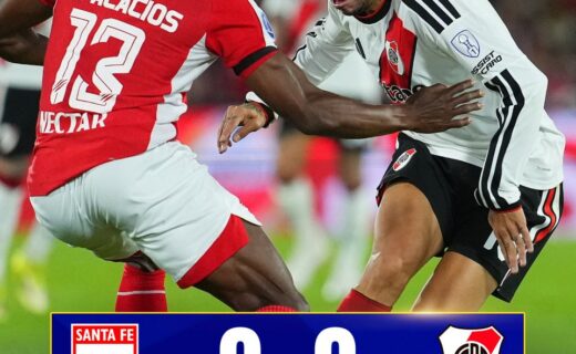 Copa Sul-Americana: Independiente Santa Fé e River Plate ficam no 0 a 0 no primeiro duelo das oitavas de final