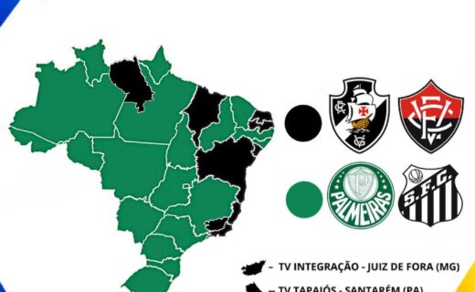 Vasco x Vitória será transmitido pela TV Globo em 7 estados; confira a divisão das praças