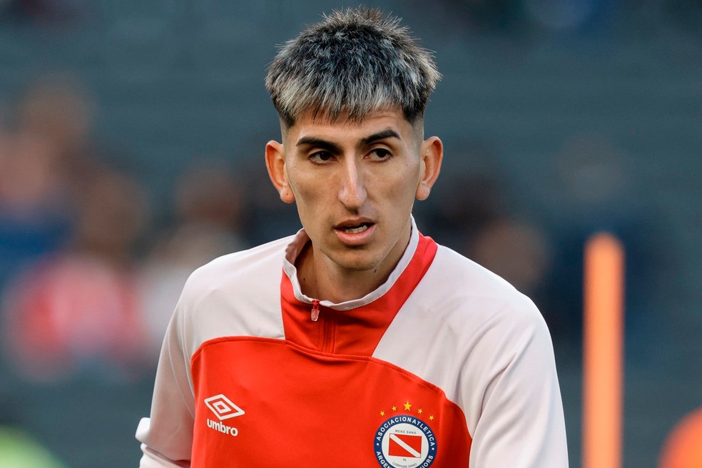 Alan Lescano, do Argentinos Juniors — Foto: X/Argentinos Juniors