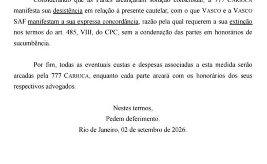 777 desiste do processo que afastou Pedrinho do Conselho da SAF