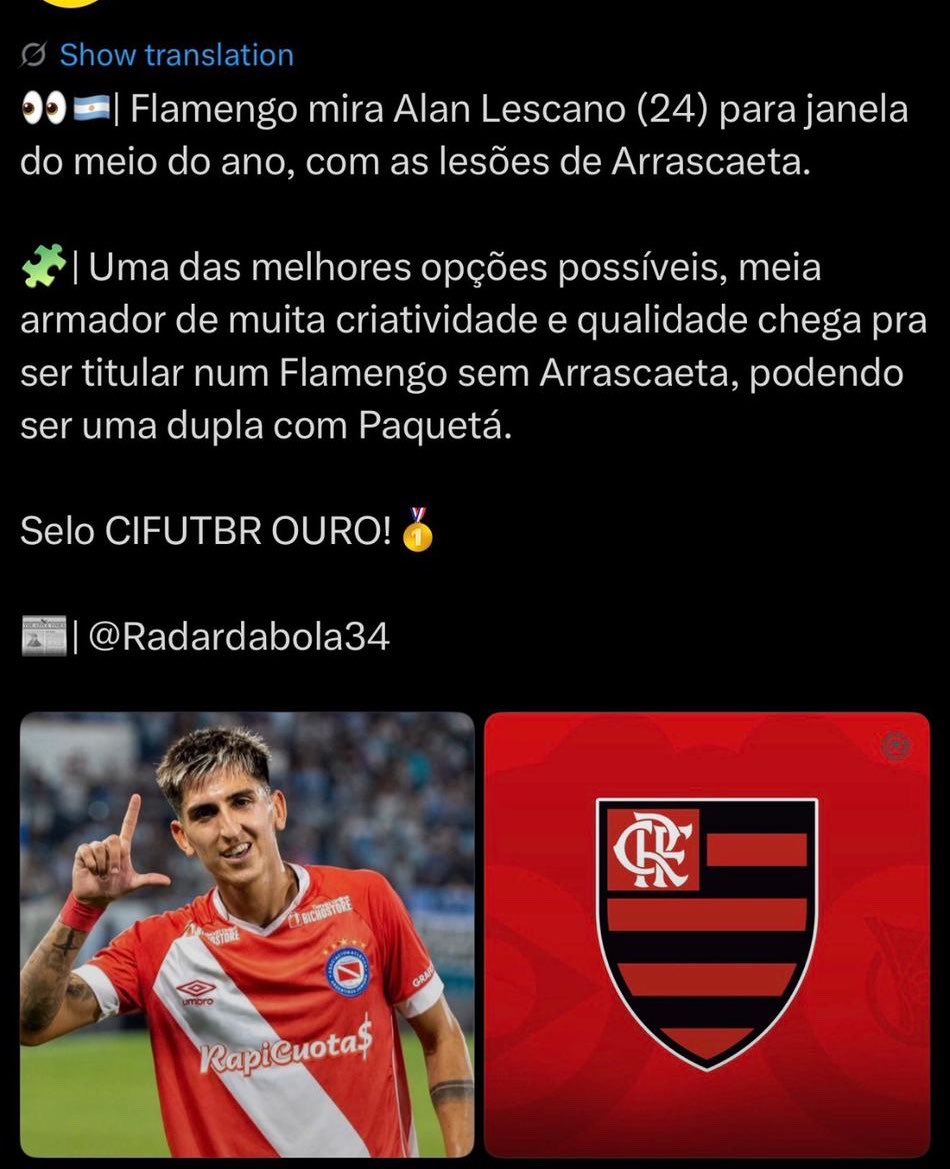 Especulados no Urubu, Colidio, Sosa e Lescano acertam com o Vasco