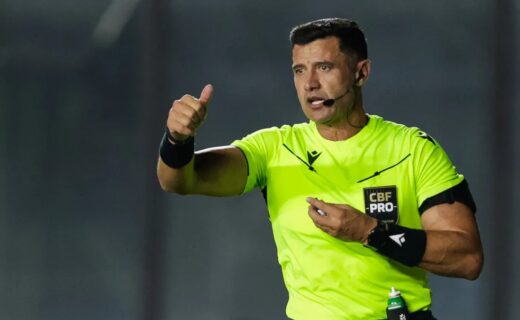 Bráulio da Silva Machado, de Santa Catarina, será o árbitro de Vasco x Coritiba