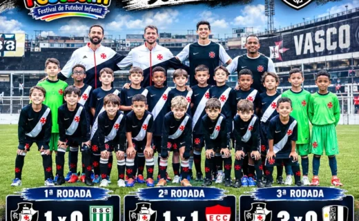 Vasco conquista 1º lugar na 1ª fase do Festbolin Sub-07; confira os resultados