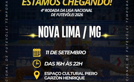 Vasco joga contra o Banhia pela Liga Nacional de Futevôlei nesta sexta-feira às 18h em Nova Lima