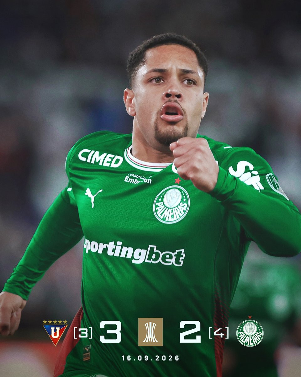 Palmeiras supera LDU nos pênaltis e avança