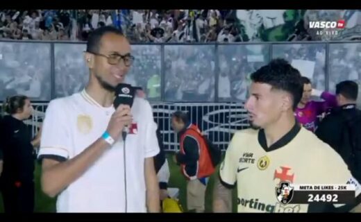 Saldivia destaca garra e aplicação tática em entrevista pós-goleada à Vasco TV
