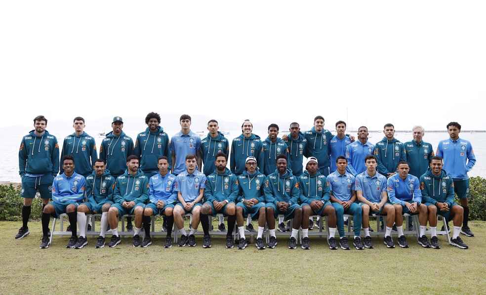Jogadores convocados para a seleção brasileira na Austrália — Foto: Rafael Ribeiro / CBF