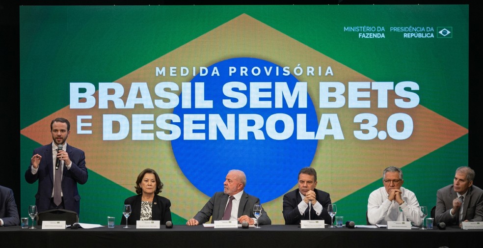 Governo anuncia suspensão das atividades das casas de apostas, as bets, no Brasil — Foto: Reprodução/Palácio do Planalto