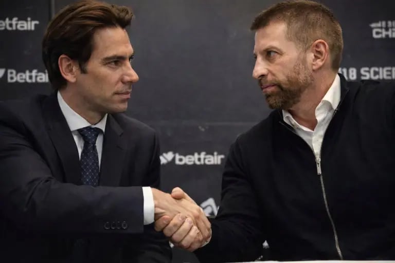 Marcos Lamacchia e Pedrinho. Direção do Vasco não teme pressão do Flamengo. 'SAF não tem volta', garante o presidente vascaíno Divulgação/Vasco da Gama