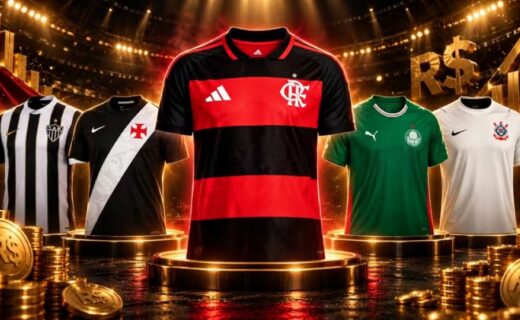 Vasco é o segundo clube com a camisa mais cara da Série A para a temporada 2026