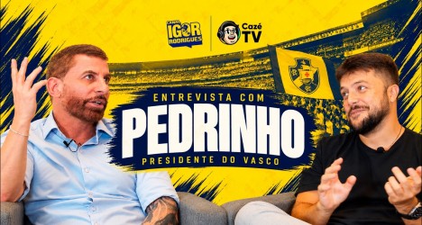 Pedrinho fala sobre o futuro do Vasco em entrevista a Igor Rodrigues