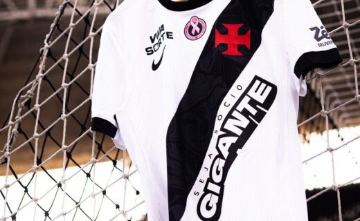 Vasco substitui patrocinador máster por “Seja Sócio Gigante” no uniforme de jogo
