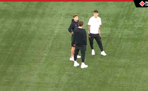 Sosa, Lescano e Colidio realizam reconhecimento do gramado sintético do Engenhão antes do clássico