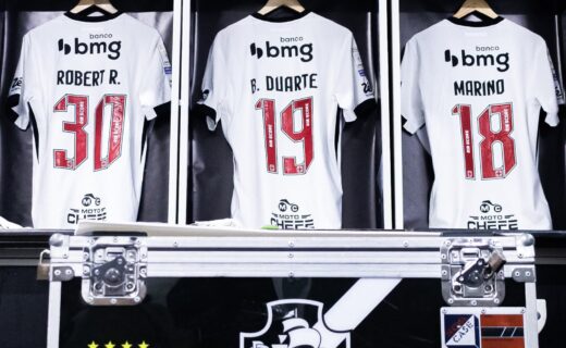Vestiário do Vasco preparado para mais um clássico no Engenhão