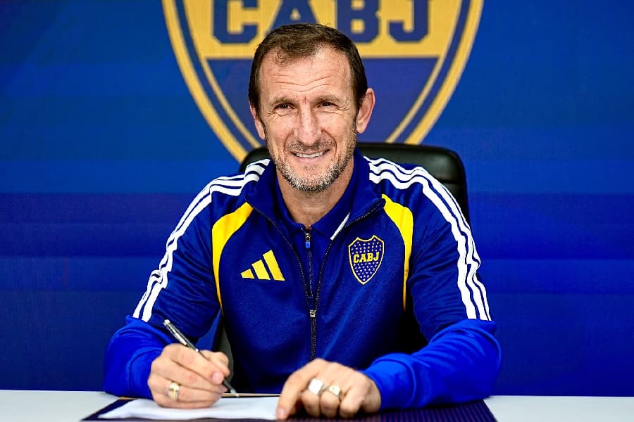 Rodolfo Arruabarrena é técnico do Boca Juniors – Reprodução/@BocaJrsOficial