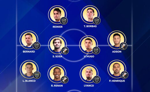 Léo Jardim, Paulo Henrique, Robert Renan, Sosa e Adson são escolhidos para o 11 ideal da rodada da Sul-Americana