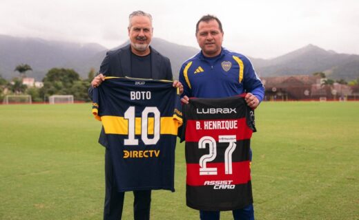 Dirigentes de Flamengo e Boca Juniors se reúnem no CT George Helal antes da semifinal da CONMEBOL Sul-Americana