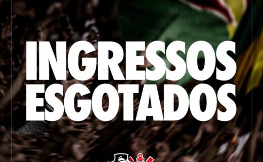 Ingressos para Vasco x Corinthians em São Januário estão esgotados