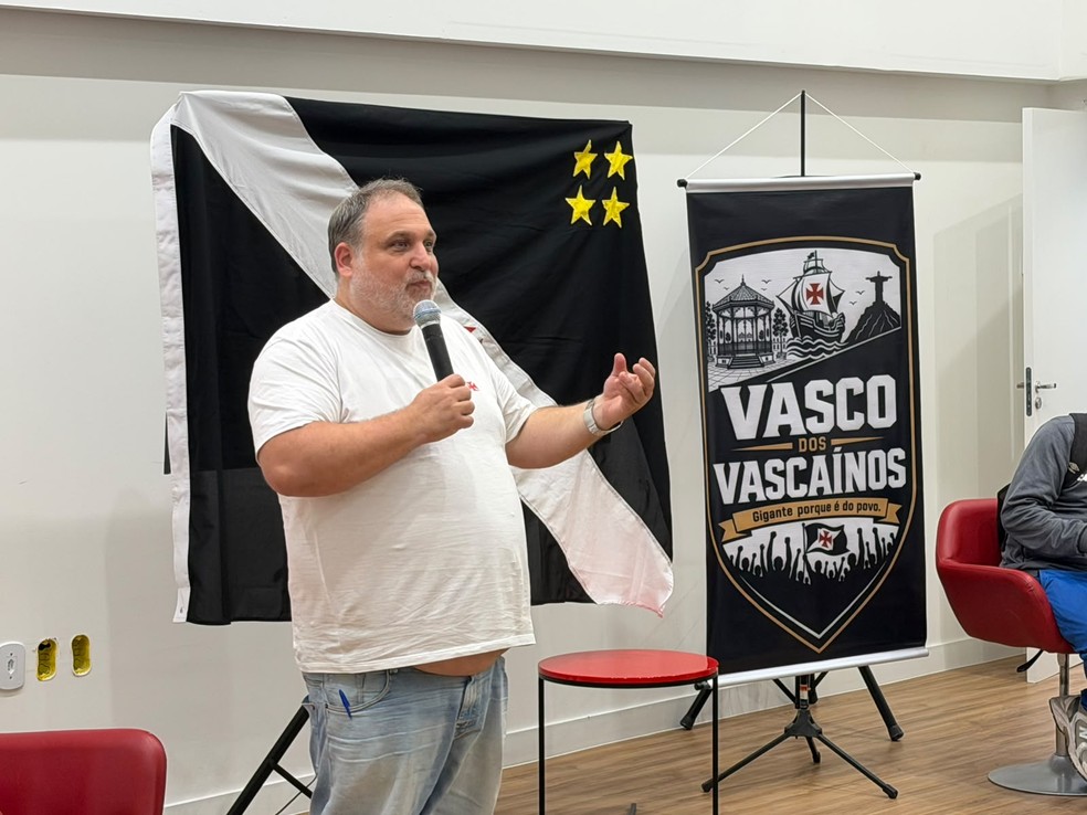 Pedro Strozenberg, candidato à presidência do Vasco — Foto: Sergio Santana/ge