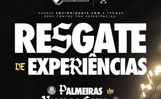 Sócios podem resgatar experiências exclusivas para o jogo contra o Palmeiras a partir das 10h de quinta-feira