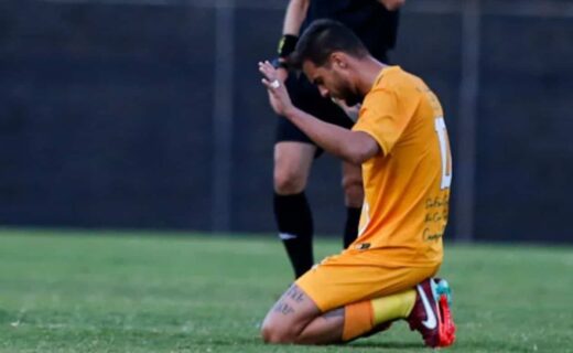 Bruno Cosendey em campo pelo Brasiliense