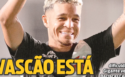 Vasco brilha e vence Barracas Central por 3 a 0; confira as capas dos jornais