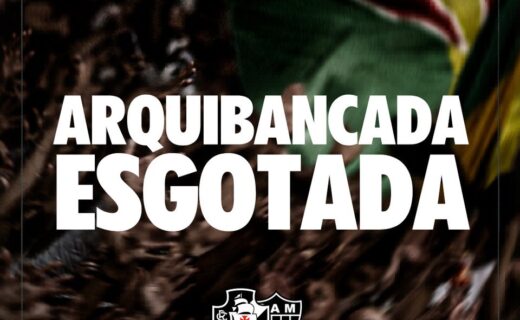 Ingressos de arquibancada para Vasco x Atlético-MG se esgotam rapidamente