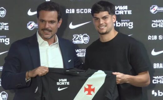 Vasco recebe Paulinho com promessa de conquistar todos os objetivos da temporada