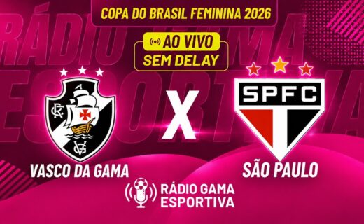 Feminino: Vasco disputa oitavas de final contra São Paulo na Copa do Brasil