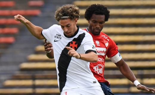 Vasco e Independiente Medellín ficam no empate em 2 a 2 na Colômbia