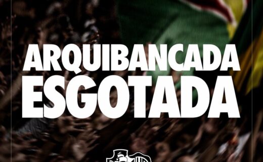 Arquibancada lotada para Vasco x Olimpia
