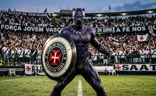 Vasco é representado pelo Pantera Negra em associação de times a super-heróis