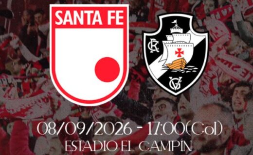 Ingressos para a partida entre Independiente Santa Fe e Vasco