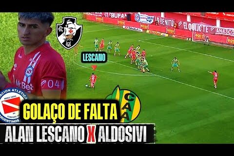 Alan Lescano se destaca em partida contra o Aldosivi, que pode ter sido sua despedida do Argentinos Juniors