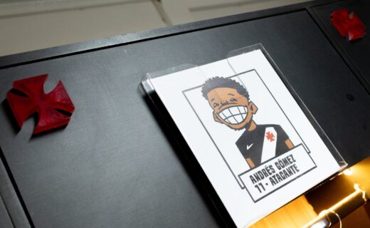 Vestiário do Vasco é decorado com tema especial para o jogo contra o Remo hoje (10)