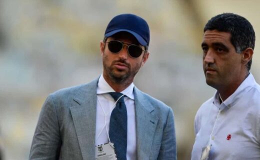 Josh Wander e Luiz Mello no Maracanã