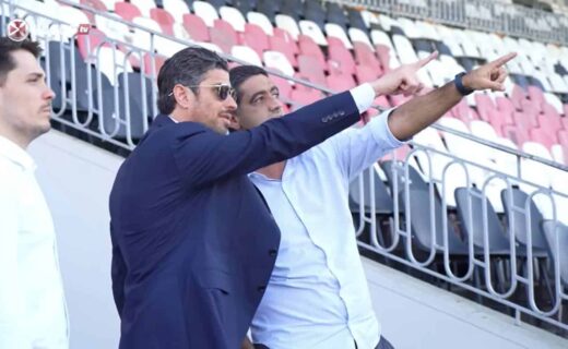 Josh Wander e Luiz Mello em São Januário