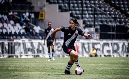 JP em ação pelo Sub-20 do Vasco
