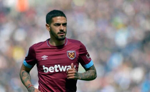 Lanzini em ação pelo West Ham-ING