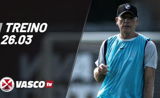 VascoTV divulga imagens do treino no CT Moacyr Barbosa nesta quinta-feira; confira o vídeo