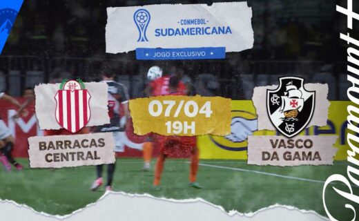 Paramount+ destaca transmissão de Barracas Central x Vasco