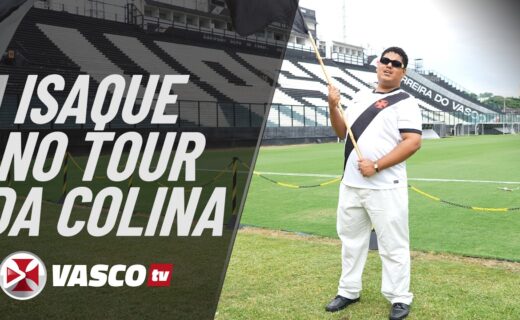 Isaque Neube faz tour por São Januário em vídeo da VascoTV