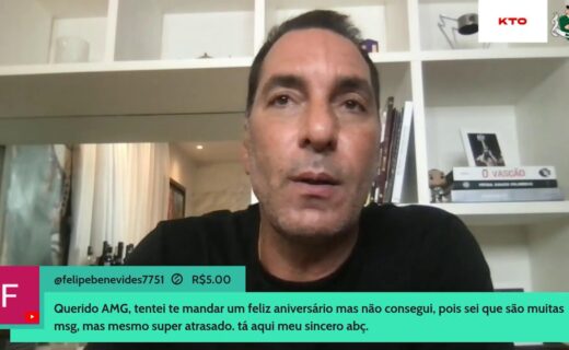 Edmundo comenta clássico Vasco x Botafogo e anuncia pré-candidatura a deputado federal