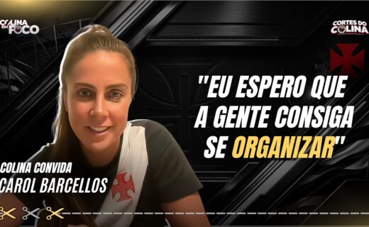 Carol Barcellos revela sua conexão com o Vasco em novo vídeo