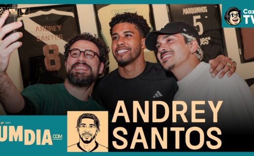 Andrey Santos recebe visita da CazéTV em sua casa na Inglaterra; assista ao vídeo