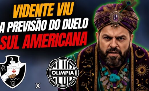 Vidente revela previsões para duelo entre Vasco e Olimpia